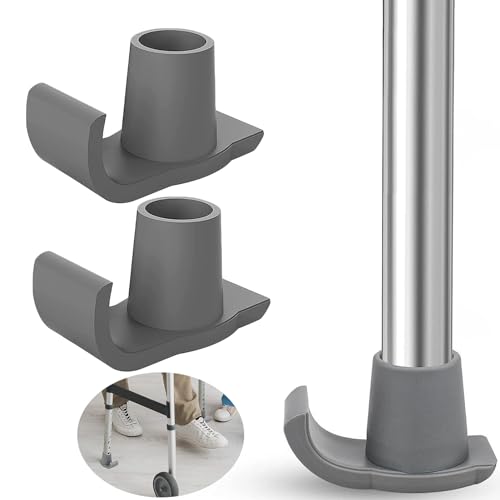 Black Rubber Walker Glides L538056