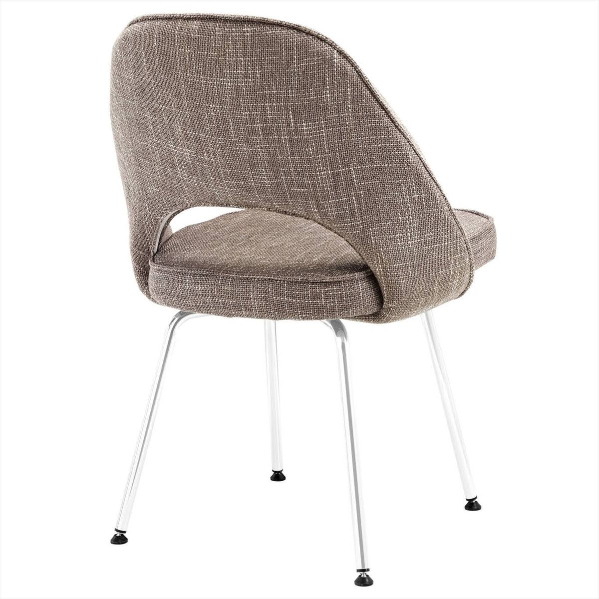 Oatmeal Fabric Dining Side Chair N74069