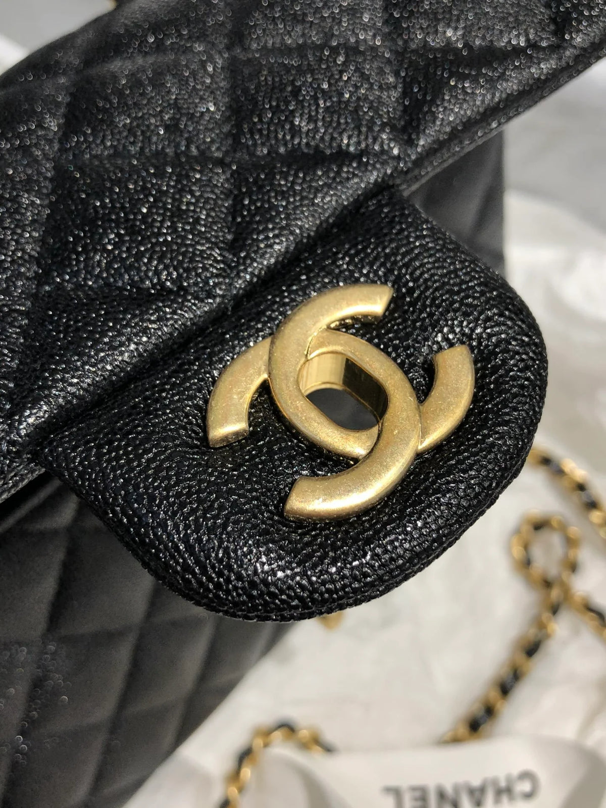 Mini Flap Bag With Top Handle Black A205
