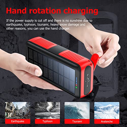 63200mAh Solar Charger Power Bank with Dual Outputs S9328