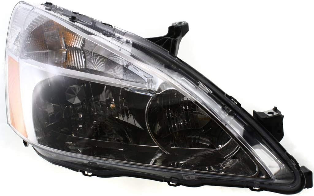 2003-2007 Honda Accord Headlight Driver and Passenger Side CAPA Certified Combination Lamp W171072