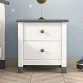 Pink Velvet 2 Drawer Nightstand K766
