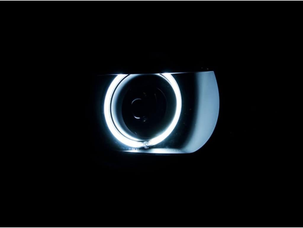 Projector Headlights with Halo Black CCFL A8773