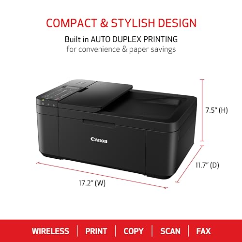 White All-in-One Wireless Printer with Auto Document Feeder U2791