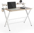 Small 2-Tier Computer Desk with Shelf V637040