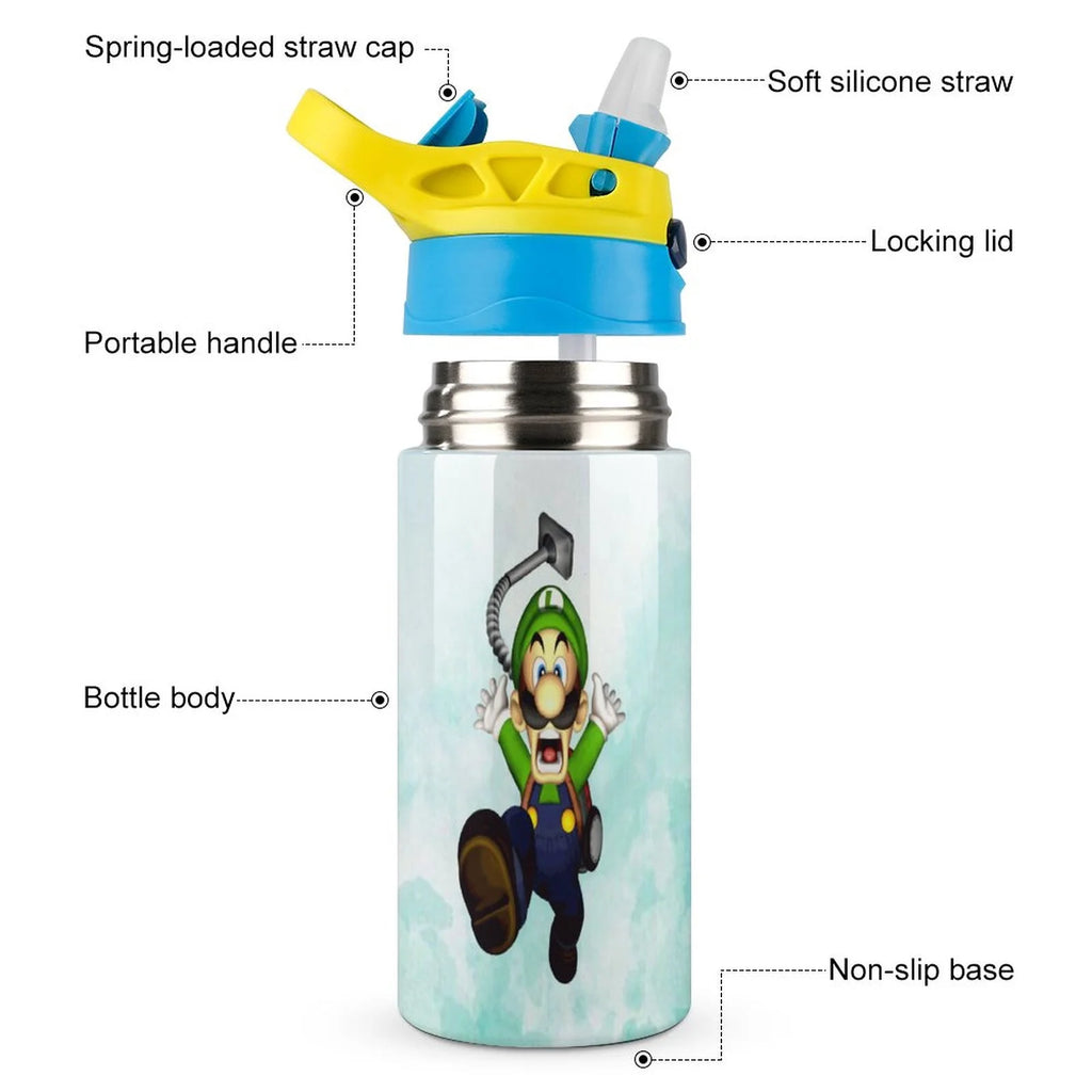 Insulated Stainless Steel Water Bottle with Straw C82350