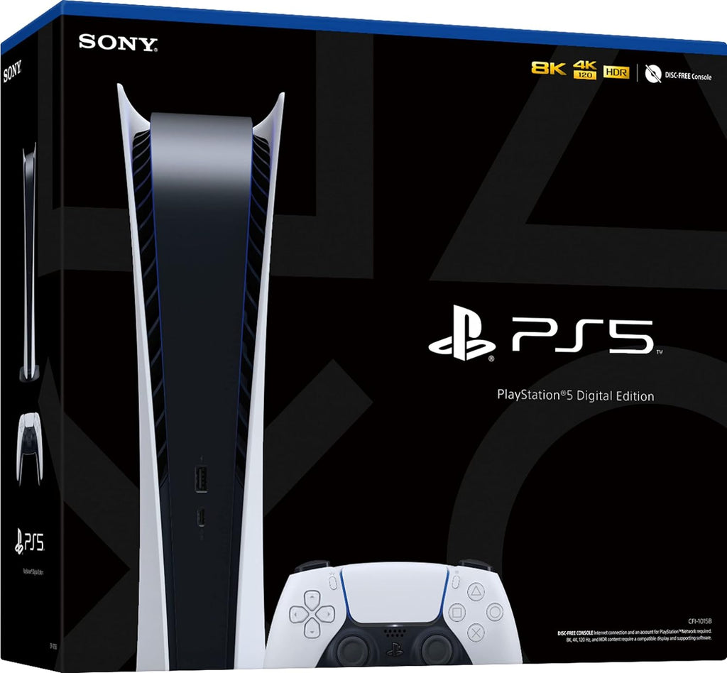 PlayStation 5 Digital Edition 825GB Gaming Console with Wireless Controller Z601043