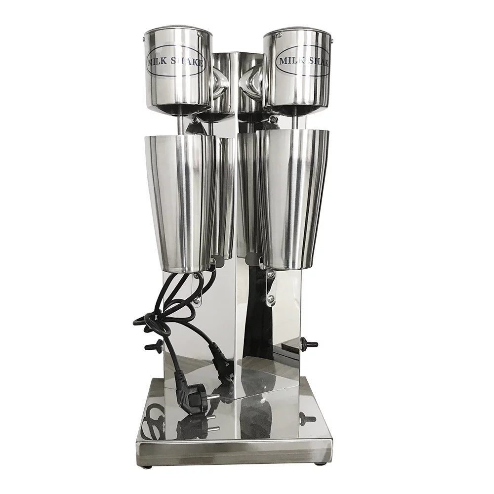 Stainless Steel Double Head 2-Speed Electric Milkshake Maker V39744