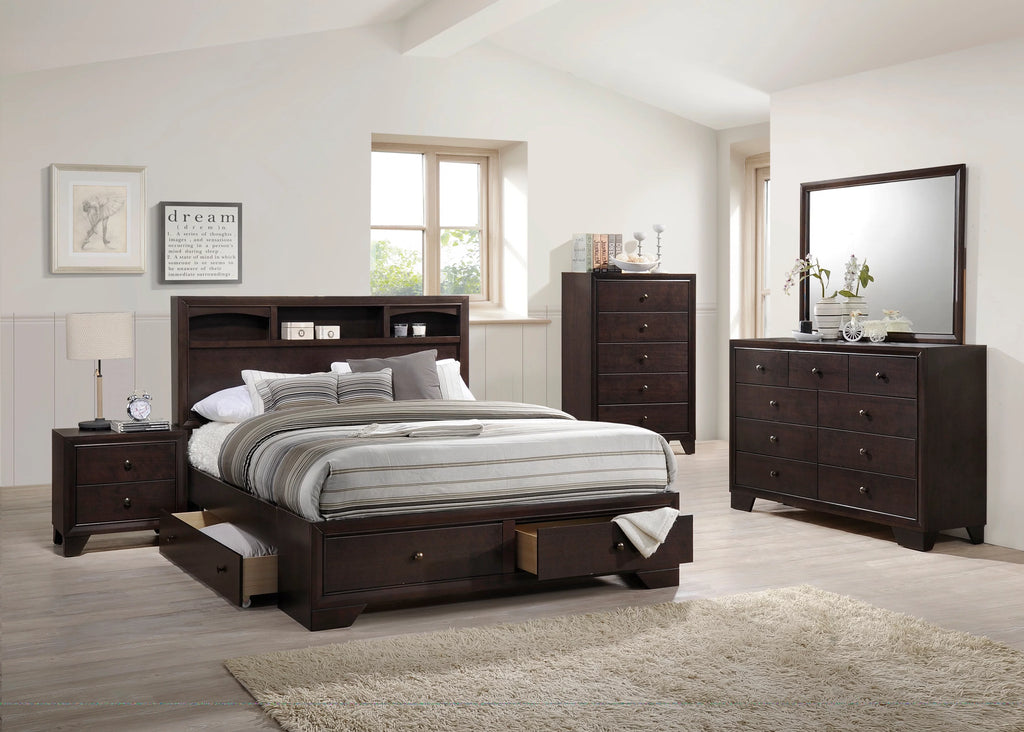 Queen Size 4pc Bedroom Furniture Set Y5859
