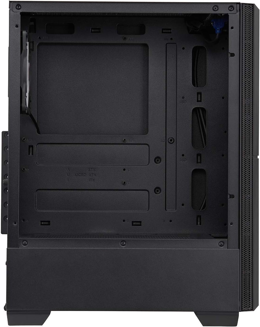 ATX Mid Tower PC Gaming Case with Tempered Glass Side Panel K809433