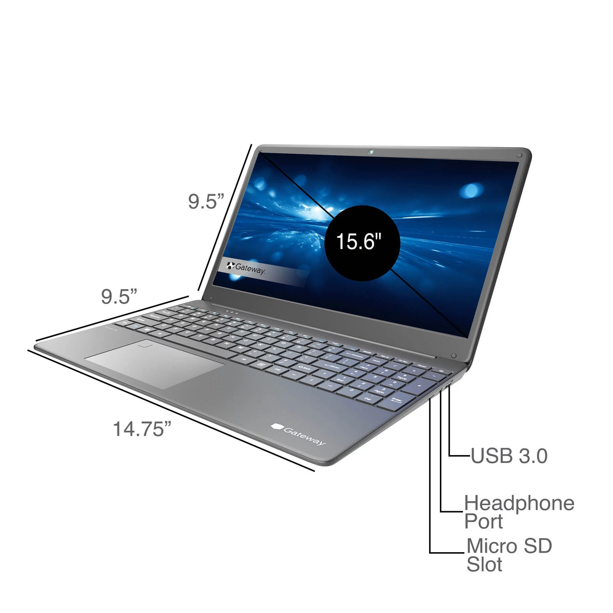 15.6" Ultra Slim Notebook with Carrying Case & Wireless Mouse C7560
