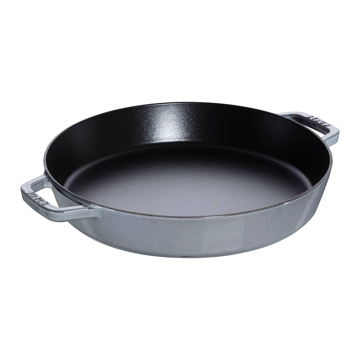 Cast Iron 13x22 Double Handle Fry Pan Graphite Grey W3159
