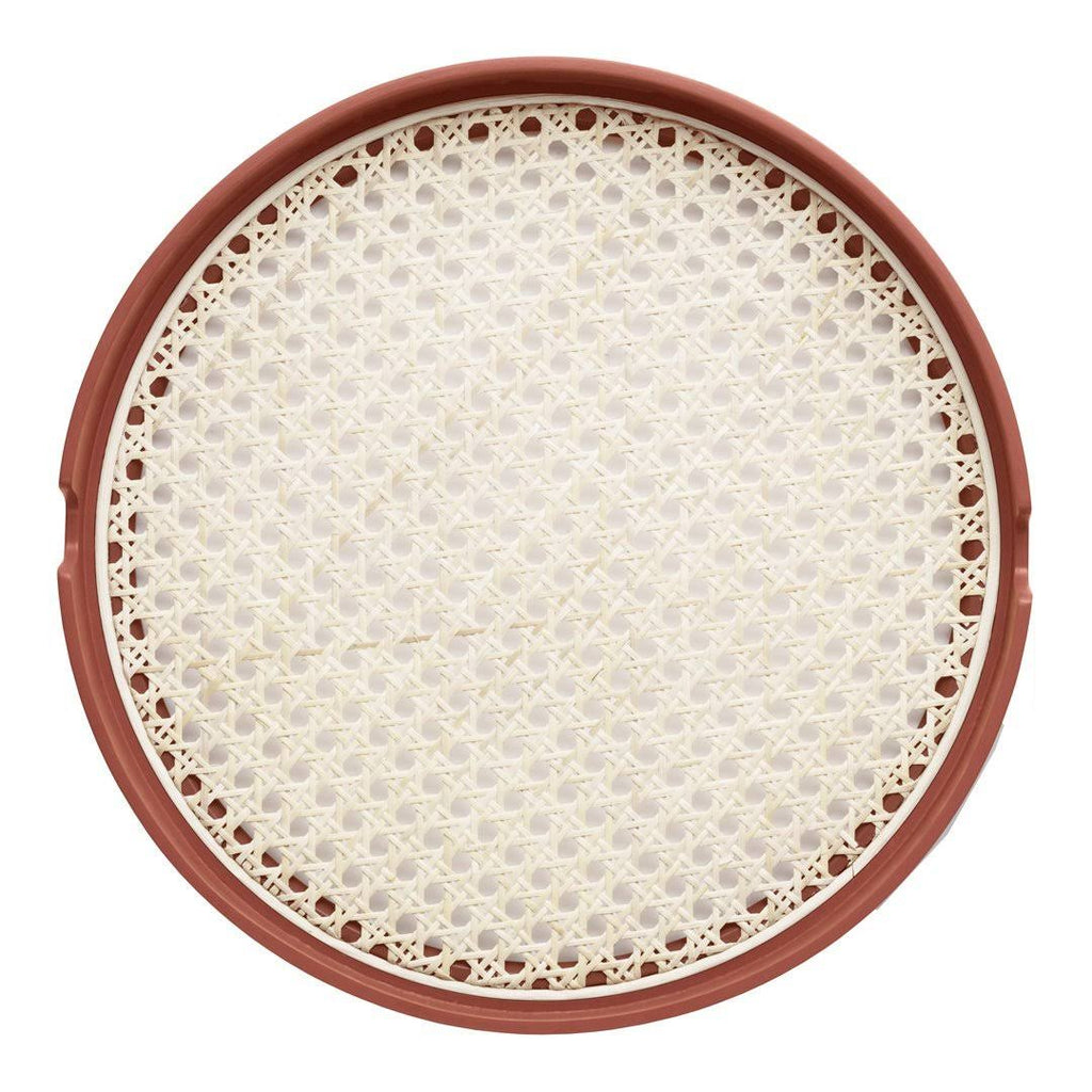 Salon Tray, Rust / 9.45x22 Dia (24cm) T436093