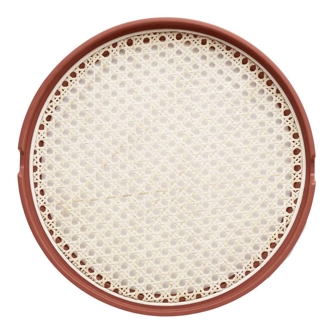 Salon Tray, Rust / 9.45x22 Dia (24cm) T436093