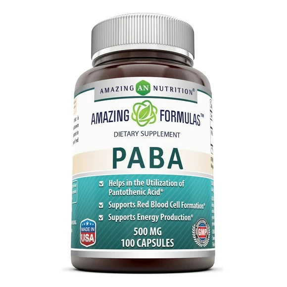 PABA 500 Mg 100 Capsules D7943