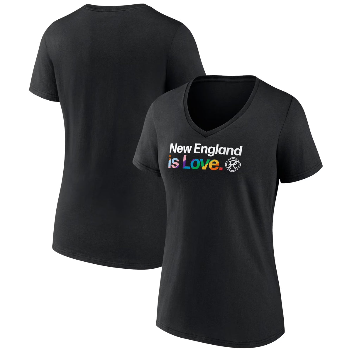 Black V-Neck T-Shirt N140135