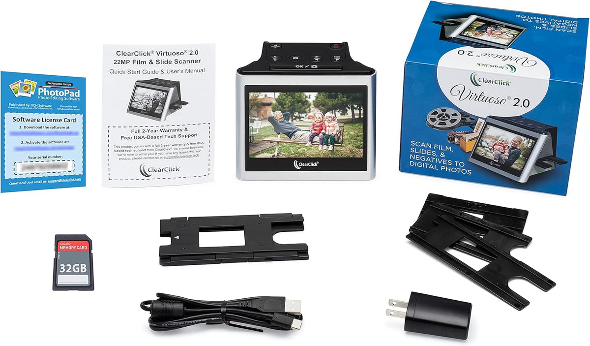 22MP Film & Slide Scanner with 5 LCD Screen M943178