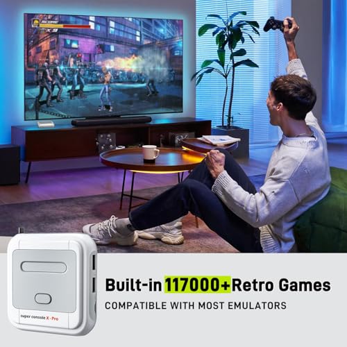 Retro Game Console with 2 Wireless Controllers R651