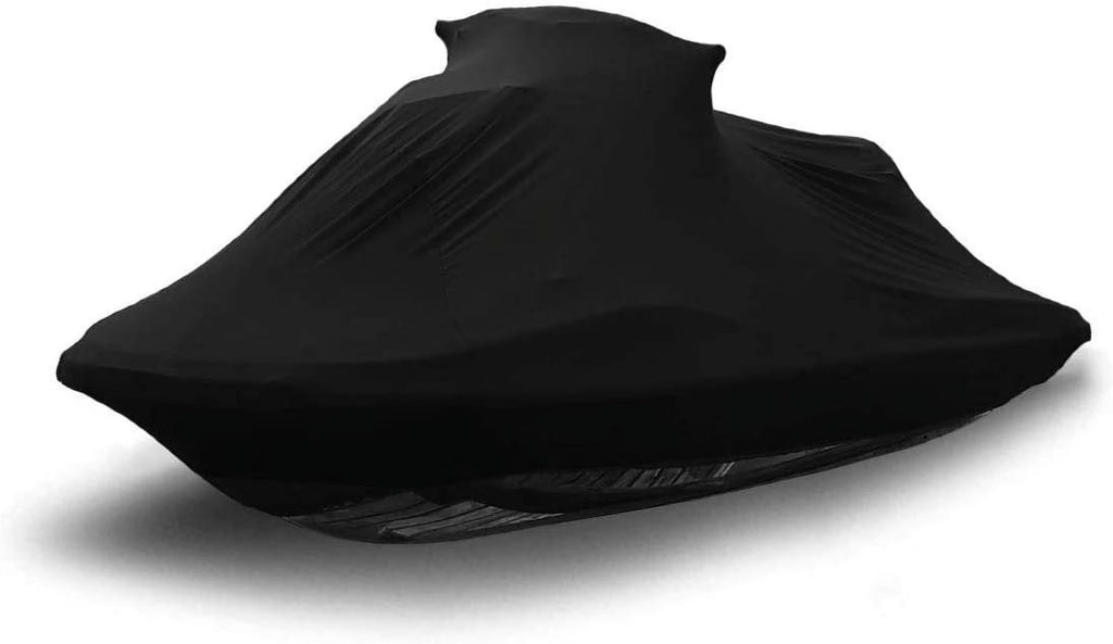 Black Satin Jet Ski Cover with Storage Bag F653