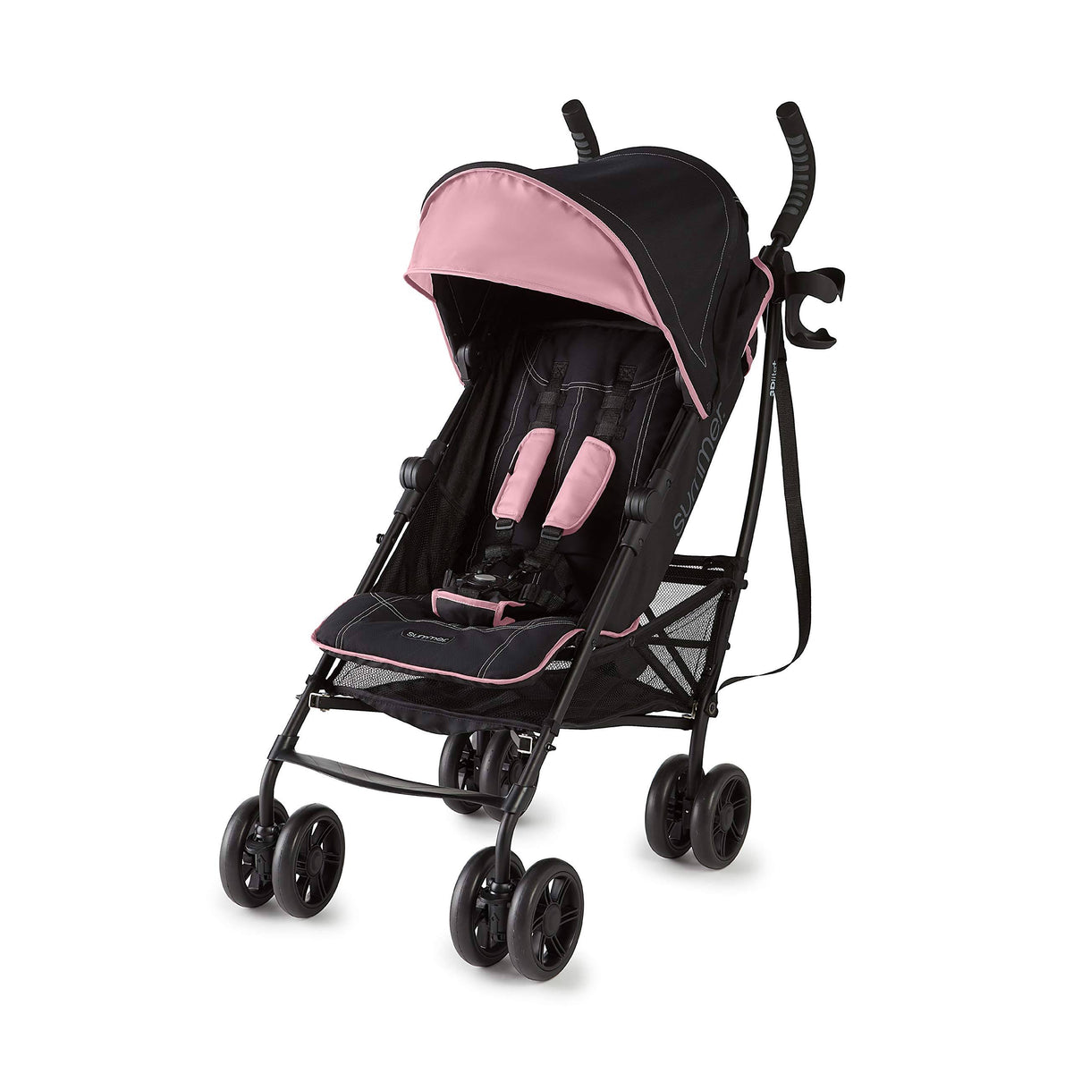 Pink Matte Black Stroller G4237