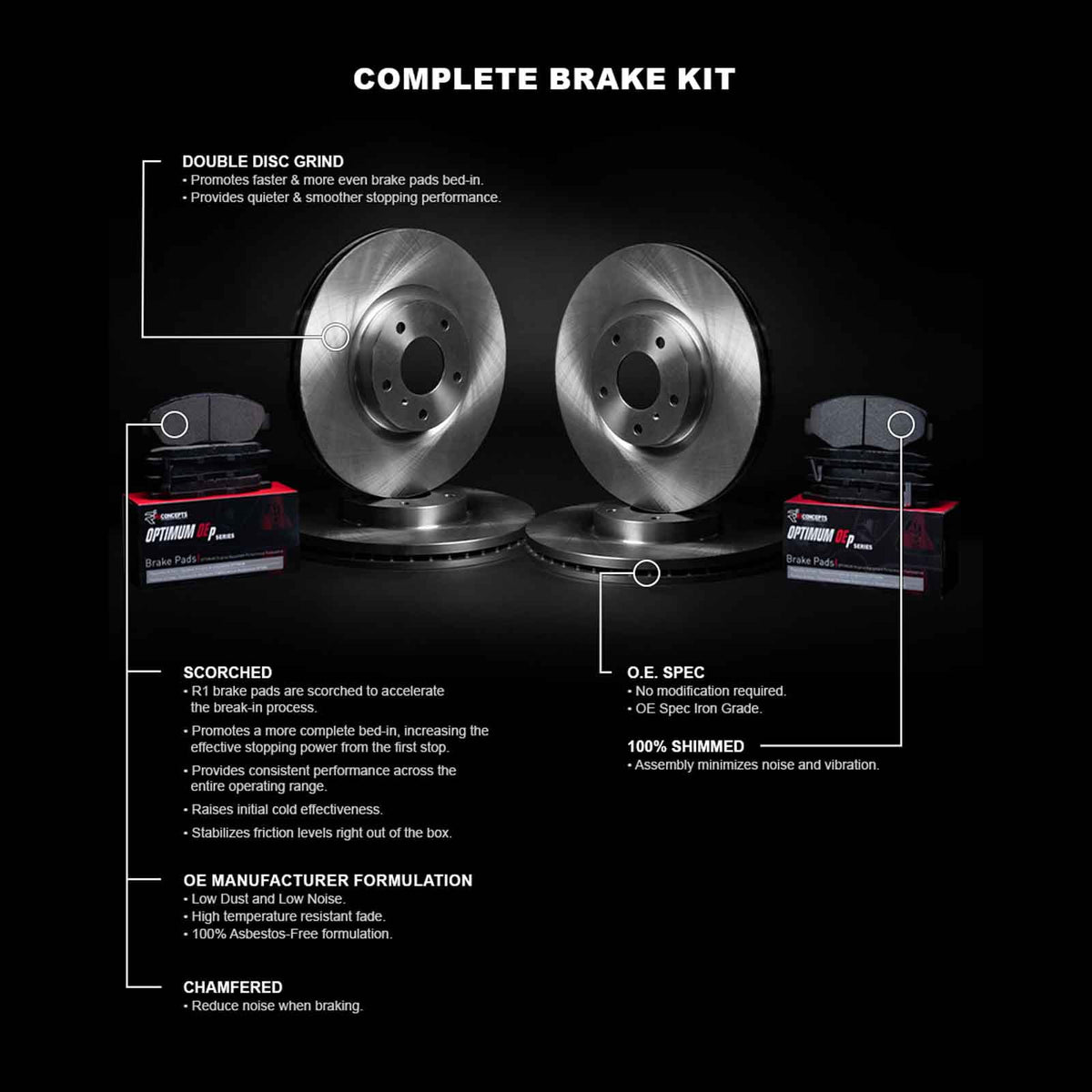 R1 Concepts Fits select: 2018-2022 MINI COOPER S E COUNTRYMAN ALL4 T65747