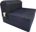 Denim Folding Foam Sleeper Chair J579