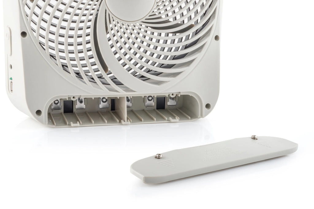 10 inch Battery Powered 2 Speed Table Fan F5951
