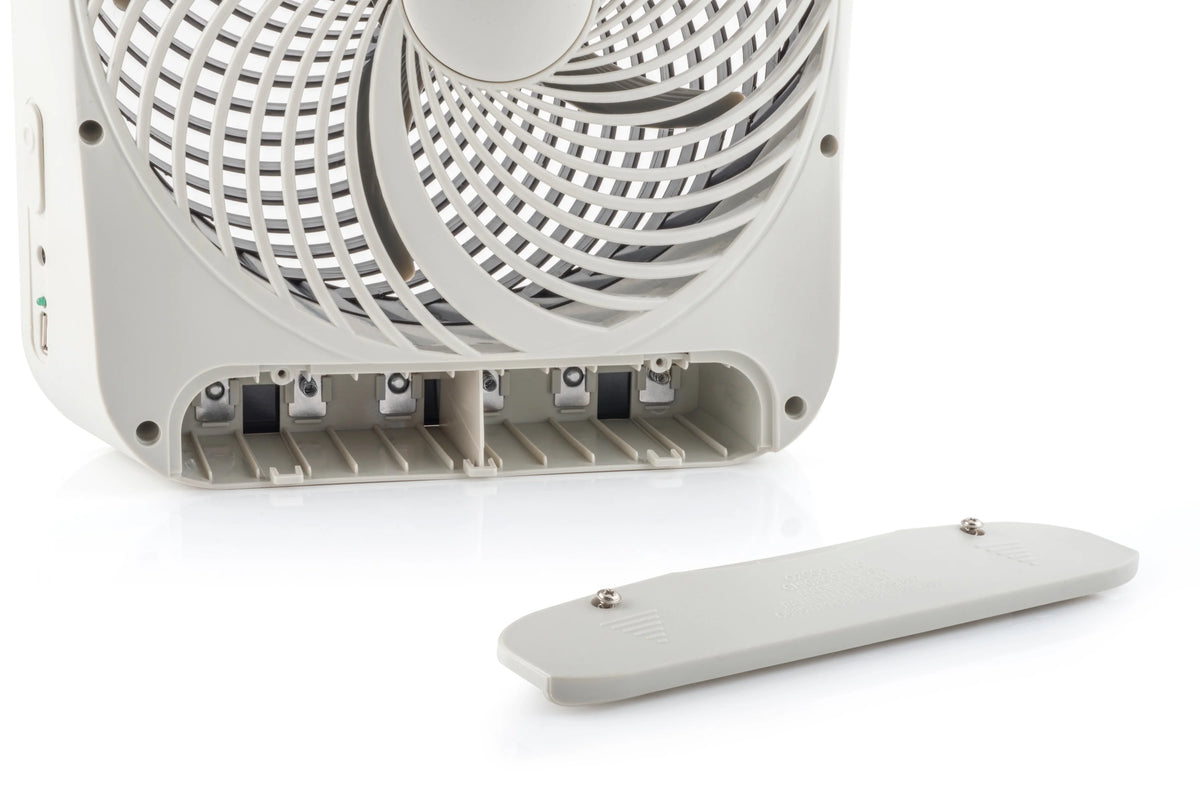 10 inch Battery Powered 2 Speed Table Fan F5951