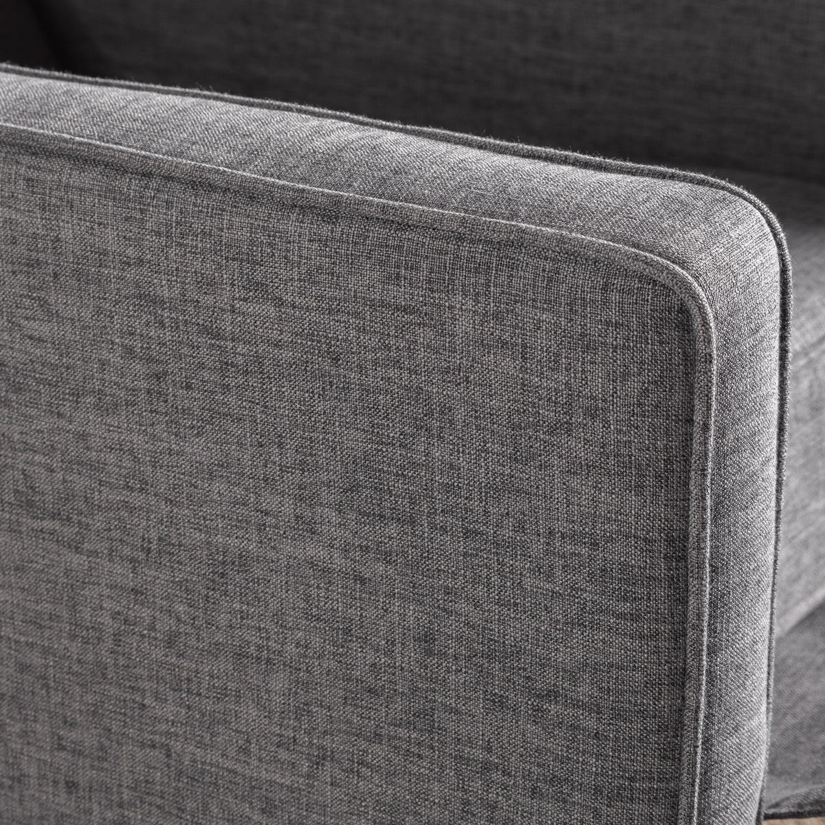 Grey Fabric Recliner U2507