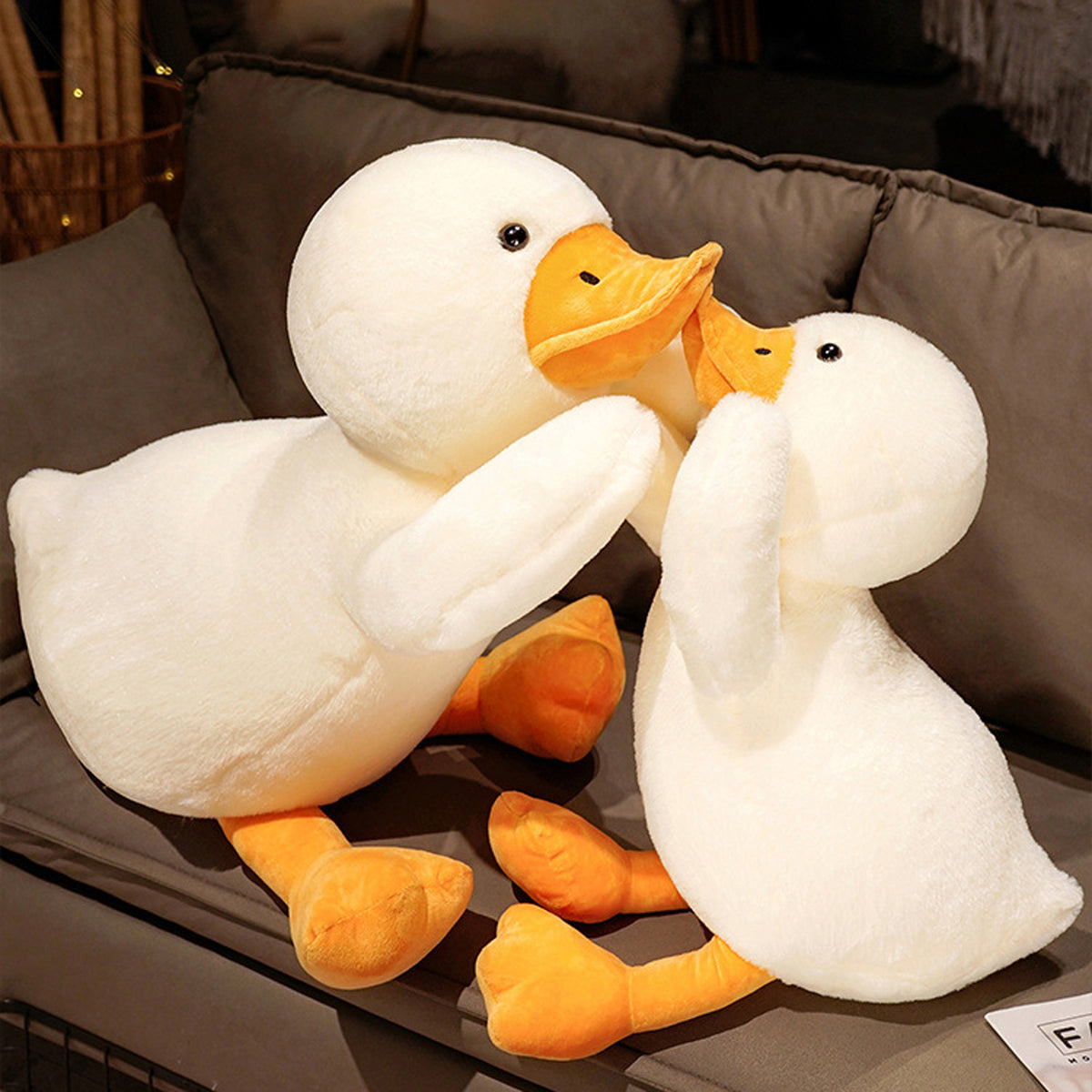 Cartoon Duck Plush Throw Pillow Stuffed Toy Q8707