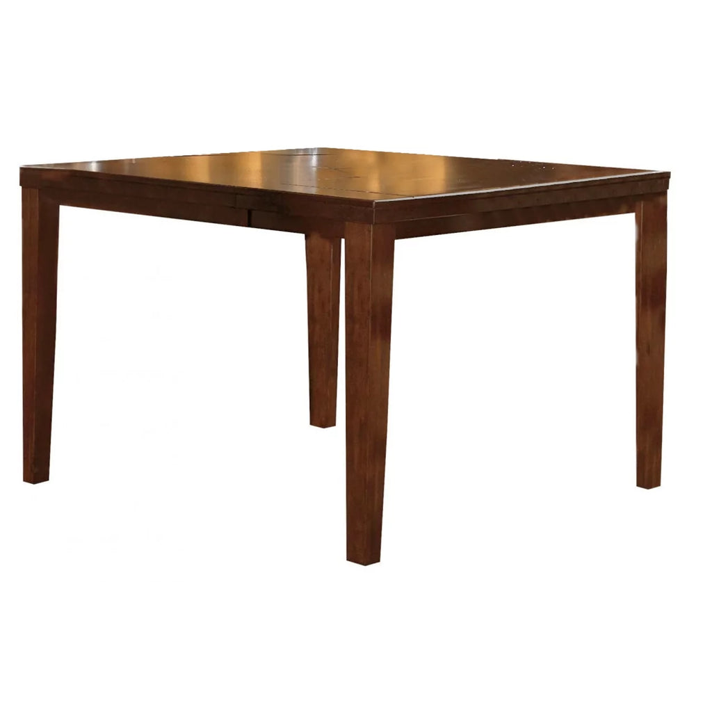 Wooden Counter Height Table with Butterfly Extendable Leaf V150863