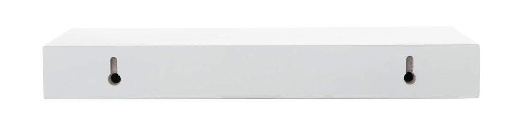 White 12inch Engineered Wood Floating Wall Shelf Q26982
