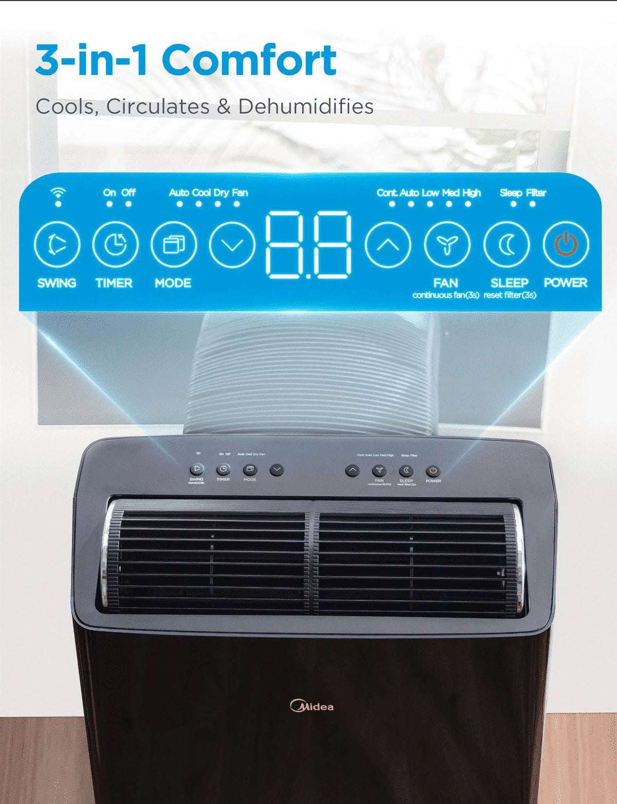 12,000 BTU High Efficiency Inverter Portable Air Conditioner I71910