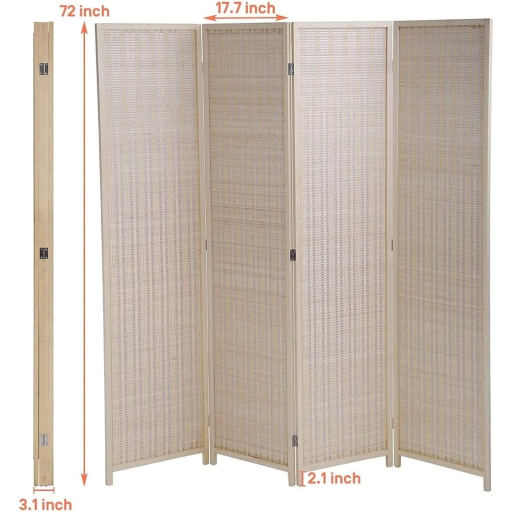 4 Panel Folding Privacy Screen B851