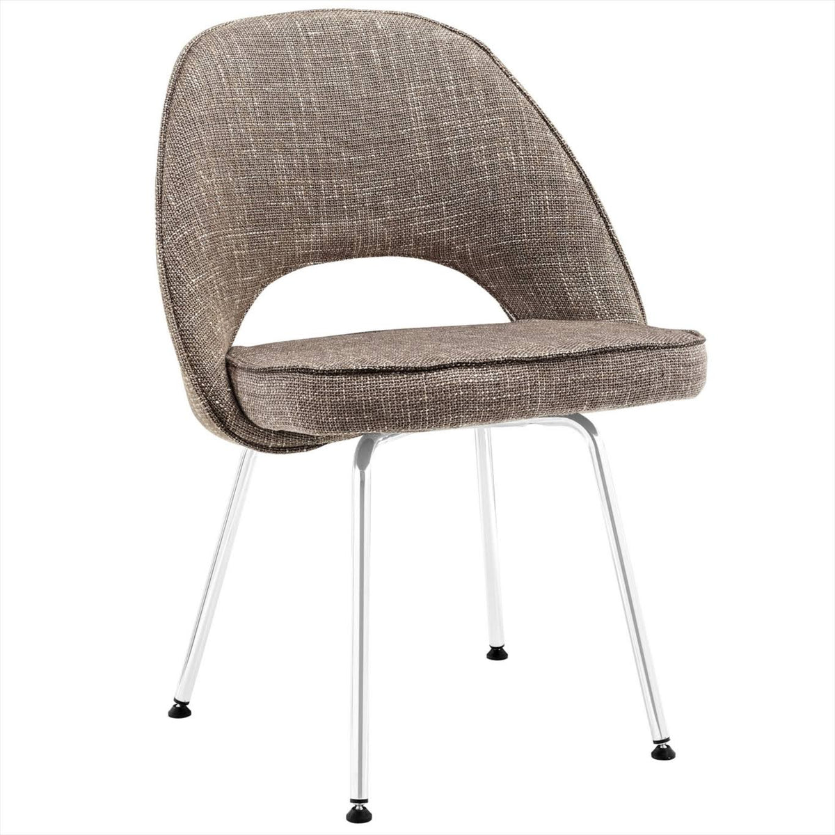Oatmeal Fabric Dining Side Chair N74069