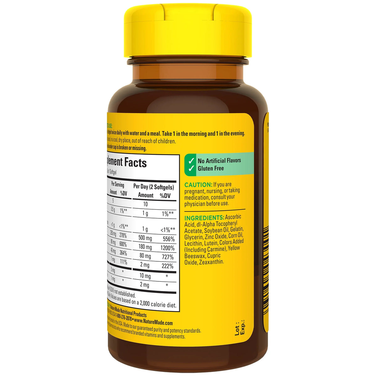 60 Count Eye Vitamins Softgels Y38372