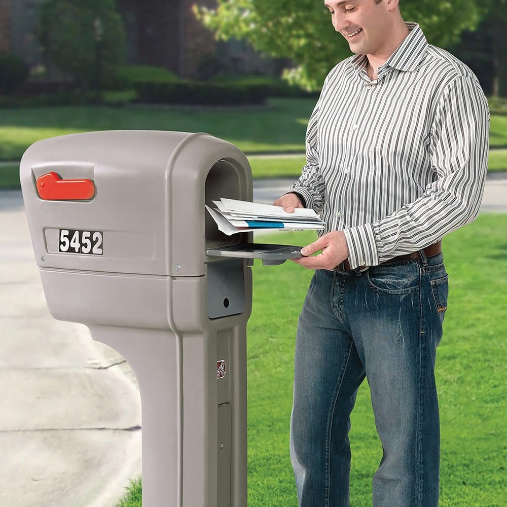 Stone Gray Mailbox M64351