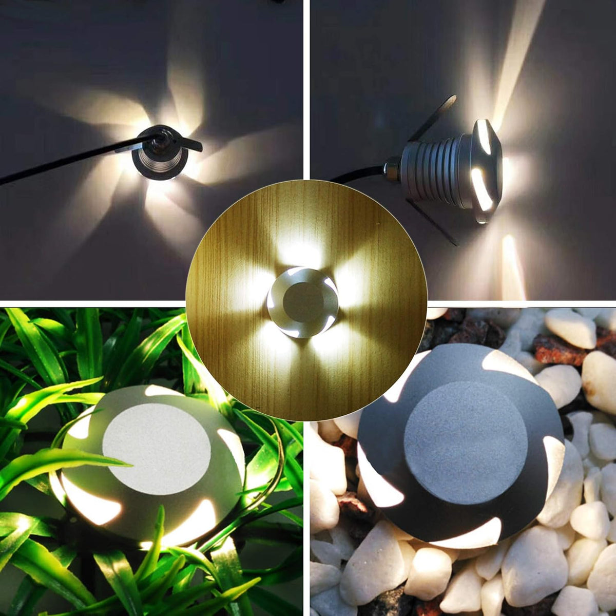 3W 12V-24V DC IP67 Waterproof Aluminum LED In-Ground Well Light C2715