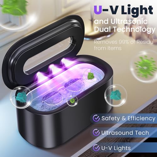 Ultrasonic Jewelry Cleaner, 48Khz 12oz 30W Digital Timer O696777