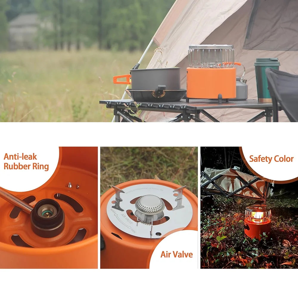 Portable Propane Heater & Stove with Fireproof Gloves M2481