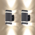 2 Pack LED Up and Down Outdoor Wall Lights Aluminum Waterproof 3000k 5W R3194