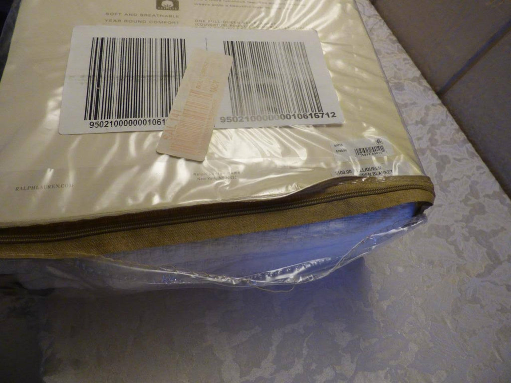 100% Cotton Full/Queen Blanket - White O54231