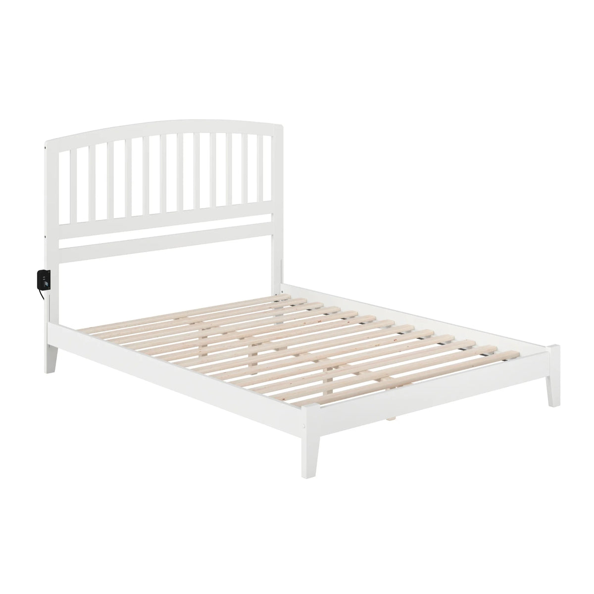 White Queen Platform Bed A69915