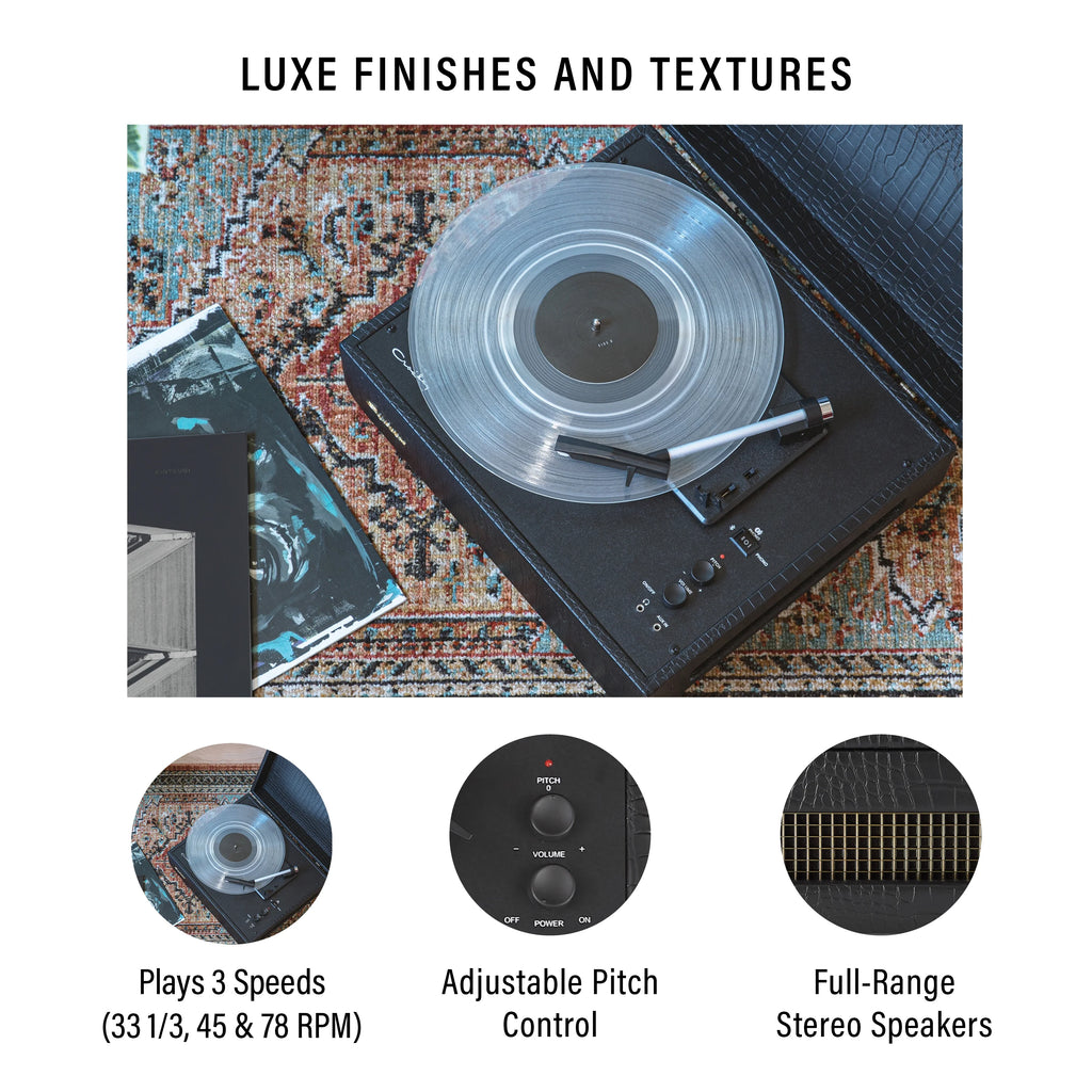 Vinyl Record Player with Bluetooth Speakers Q935