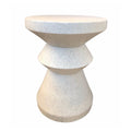 White Resin End Table K879455