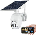 Wireless Solar Powered Battery PTZ IP Security Camera with 1080P Video Night Vision Spotlight 2-Way Audio Z925593