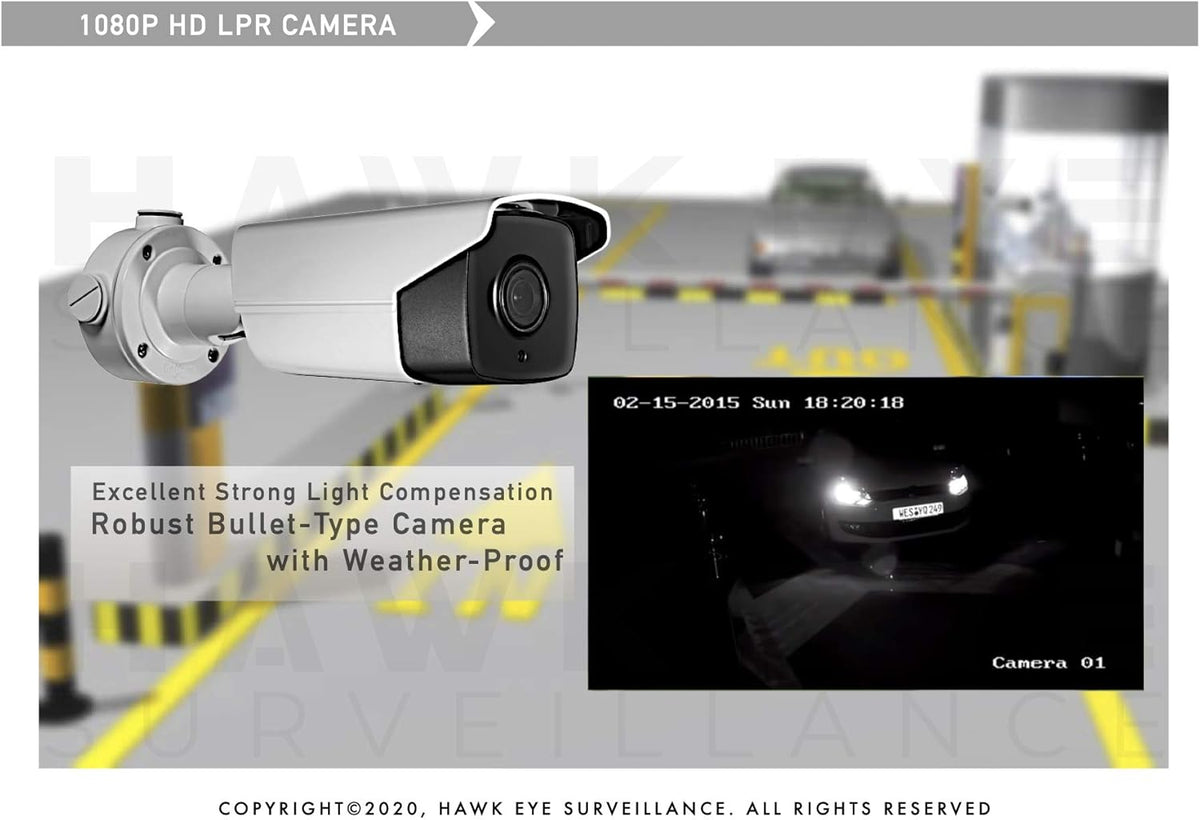 2MP License Plate Recognition IP PoE Bullet Camera T71478