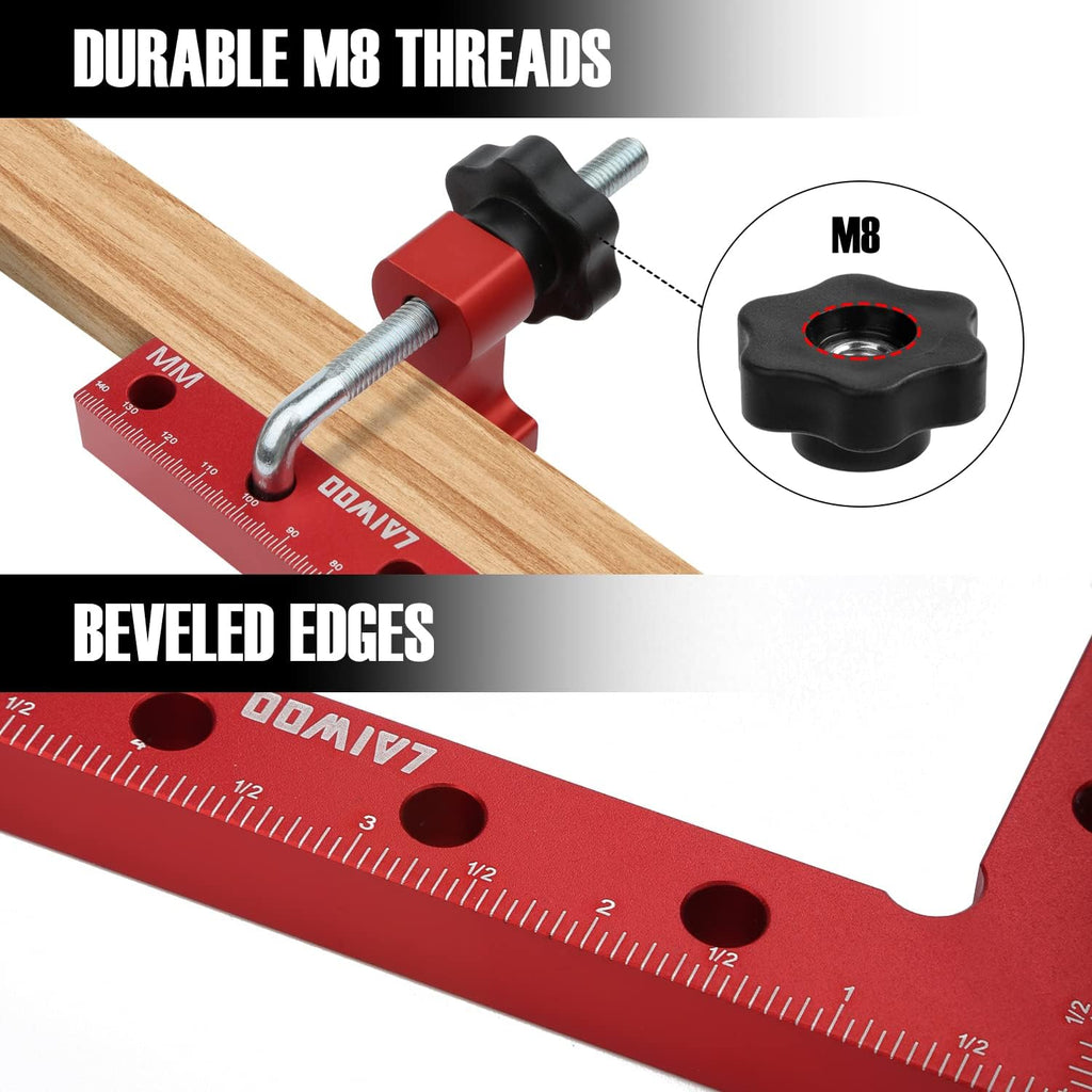 90 Degree Positioning Squares 4 Set 5.5inch Aluminum Alloy Corner Clamp J372