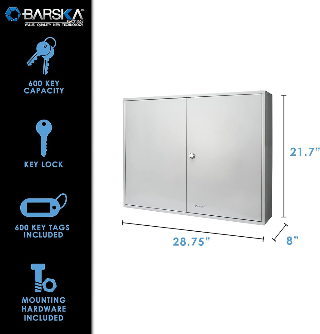 Grey Key Cabinet with Key Lock Q6469