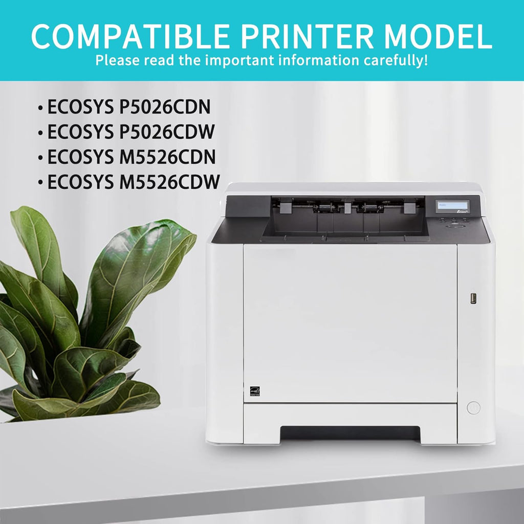 3 Black Toner Cartridge for Kyocera ECOSYS P5026cdn P5026cdw M5526cdn M5526cdw Printer B52829